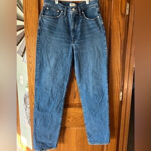 Madewell Women’s Straight Blue Jeans